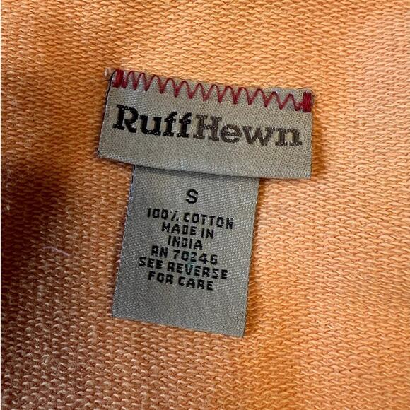 Ruff Hewn hoodie sweatshirt with applique and embroidery, women's size S - Picture 11 of 11